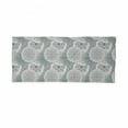 thumbnail image 2 of Grey Neck Gaiter, Oriental Style, Unisex, Blue, by Ambesonne, 2 of 3