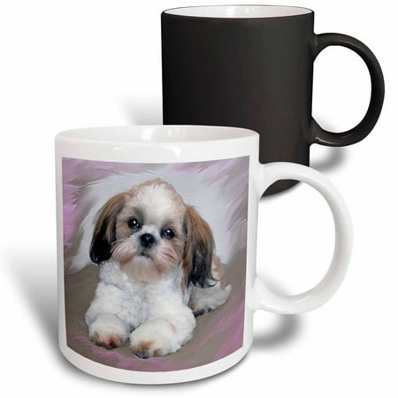 

3dRose Shih Tzu puppy Magic Transforming Mug 11oz