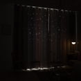 thumbnail image 5 of 2 cortinas opacas con estrellas, de doble capa, con rayas huecas, para ventana, para habitación de niños y sala de estar，100*250 centímetros, 5 of 5