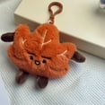 thumbnail image 6 of christmas tree ornaments Red Maple Leaf Plushs Toy Pendant Doll Keychain Christmas Atmospheres Decoration christmas decorations for tree, 6 of 7