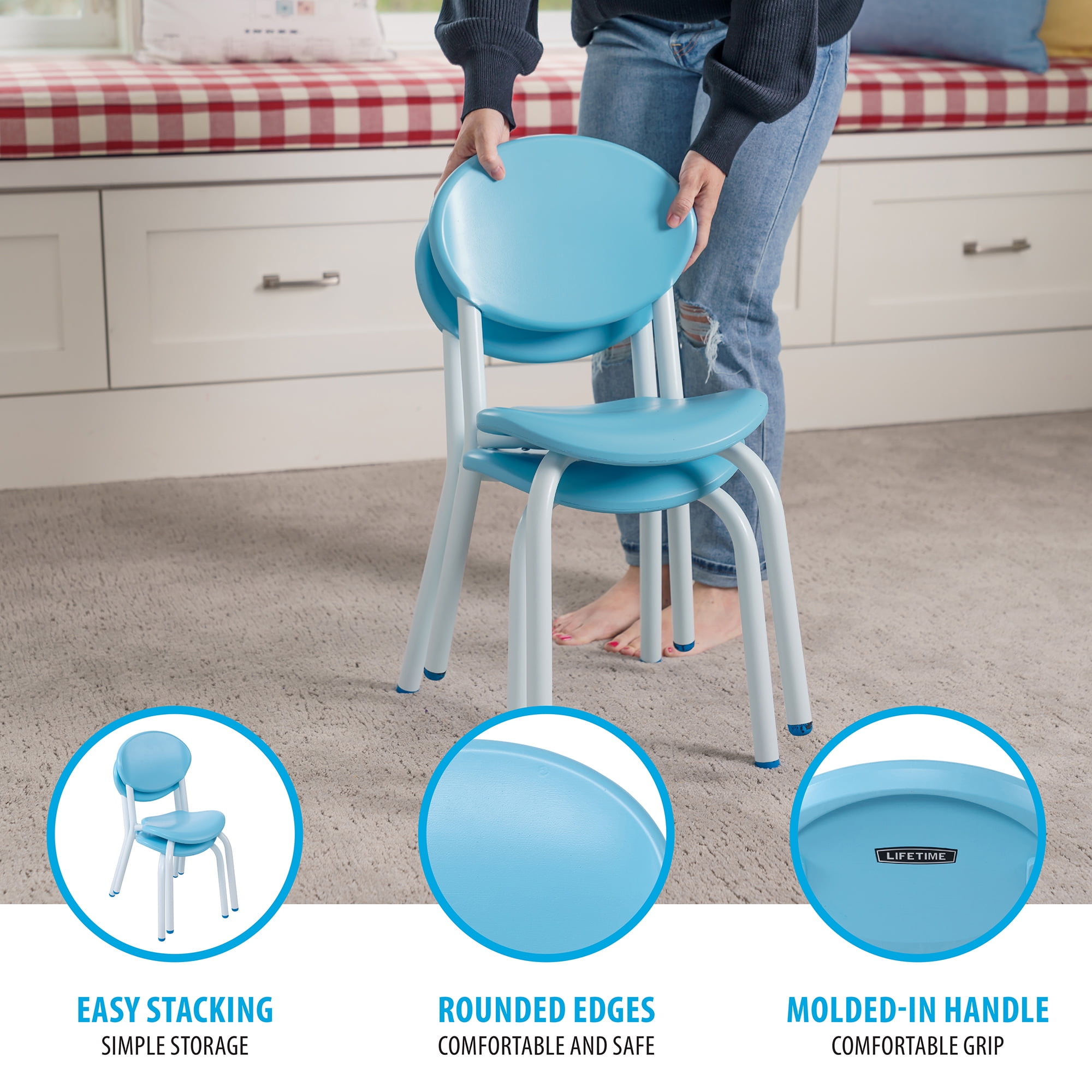 Lifetime Kids' Table and Chair Set - (1)Table and (2) Chairs (81037)