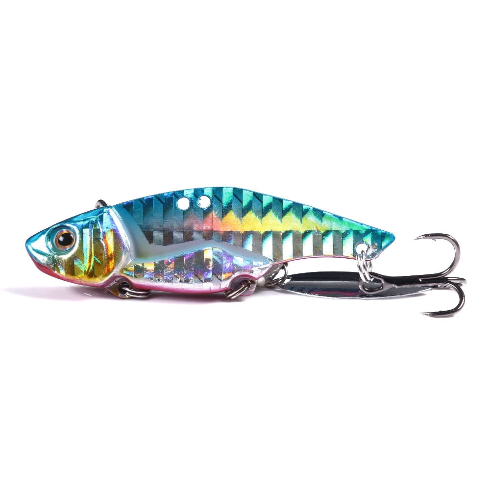 HENGJIA Blade Bait Fishing Lures for Bass Walleye, Long Cast Metal Fishing Spoons Baits for Freshwater Saltwater Blade Baits Crankbaits Fishing Lure,2.17in/0.56oz