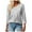 Light Gray, variant on Siilsaa Women's V Neck 3/4 Sleeve Tops Casual Shirts Basic Summer Tees Light Purple,XXXXL