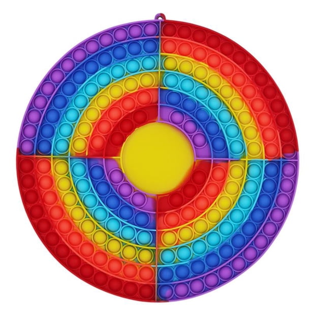 Juego De Tablero De Ajedrez De Burbujas De Empuje Gigante, Juego De Mesa De Arcoíris Jumbo, Juguete Sensorial De Silicona, Juguete De Descompresión, Regalos Para Niños Eigraketly FN006377-00