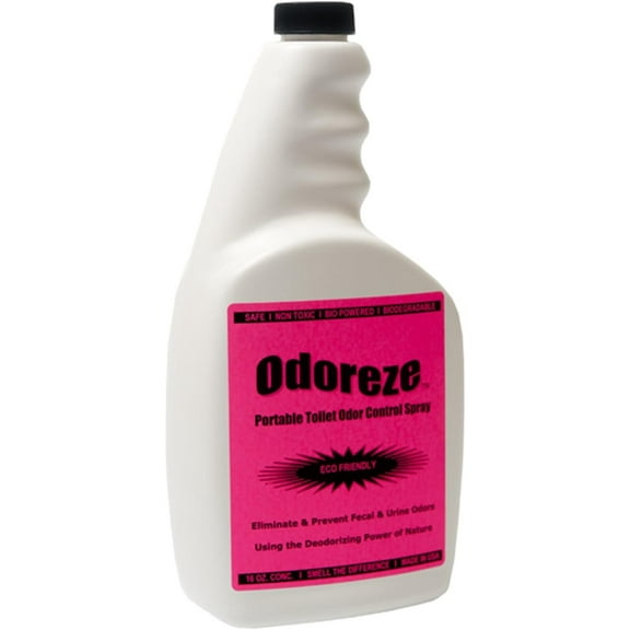 ODOREZE Natural Portable Toilet Deodorizer & Cleaner: 5 Gallon Concentrate Makes 2560 Gallons