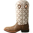 thumbnail image 7 of Men's Twisted X MRS0056 Ruff Stock Cowboy Boot Bomber/White Leather 10.5 D, 7 of 7