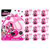 JA-RU Disney Minnie Mouse Sticky Bow (12 Minnie Packs) Stretchy Silly Slappy Sticky Hands for Girls | W-B-7800-12