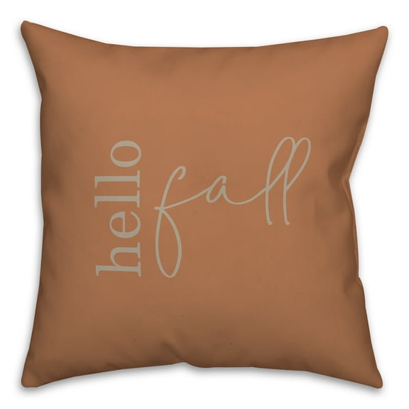 Creative Products Hello Fall 16 x 16 Spun Poly Pillow