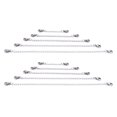 thumbnail image 6 of EHJRE 10 Pieces 2/3/4/5/6 Inch Stainless Steel Extender Chain with Lobster Claw Clasps, 6 of 9