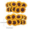 thumbnail image 2 of OUNONA Paper Sunflower DIY Craft Material Assorted Color for Envelops Greeting Cards Decor 100pcs, 2 of 5
