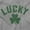 Sport Grey, variant on Saint Patrick's Day Lucky Shamrocks Sweatshirt for Men or Women Brisco Brands S