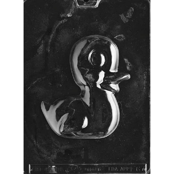 Grandmama's Goodies E067 Large Duck Chocolate Candy Soap Mold with Exclusive Molding Instructions