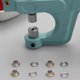 thumbnail image 3 of Injueey 312pcs Snap Button Kit Metal Snaps Pliers Tool w/ Studs Press for Sewing  Tela de costura y artesanía azul, 3 of 5
