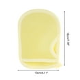 thumbnail image 2 of Unique Bargains 1 Pc Shower Gloves Body Scrubber for Bathroom 7.08"x5.11" Yellow, 2 of 6