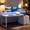 White, variant on DreamCurship 67 inch White Desk with Monitor Stand, Computer Desk with Adjustable LED Light, Reversible Home Office Desk with 3 Storage Drawers, White