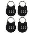 thumbnail image 3 of 8 Pcs Combination Padlocks Metal Three Combination Locks Locker Locks, 3 of 8