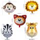 thumbnail image 2 of 5 piezas/6 piezas de globos con forma de rana, mariposa, caracol, abeja, jungla, safari, decoración para fiestas infantiles, baby shower, suministros para primer y segundo cumpleaños, 2 of 5