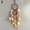 Purple, variant on Farfi Double Circle Dream Catcher with Feathers Hanging Decoration Bedroom Ornament (Dark Brown)