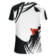 thumbnail image 3 of Women's Figure Graphic Print T-Shirt,Short Sleeve Trendy Blouse 2023 V Neck Casual Tunic Tops Loose Comfy Summer T-shirt, 3 of 5
