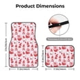 thumbnail image 5 of Zufioo Valentine Gnomes Print Car Floor Mats Four-piece Set, Car Interior Accessories - Corrosion-resistant, Non-Slip, Suitable for Cars, Trucks, Vans, 5 of 7