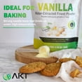thumbnail image 3 of AKI  Vanilla Powder (10.58OZ /300Gr) Extract From Beans Water Extracted powdered For Baking, Cooking Flavoring, Smoothie, Delicious Powedered Vanila in Coffee, No Gmo Alcohol Free, 3 of 7
