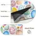 thumbnail image 2 of Easter Bathroom Rug Washable 2x3 Entryway Rug Non Slip Spring Country Colorful Eggs Flower Leaf Plant Front Door Mat Low Pile Indoor Doormat Throw Floor Carpet for Kitchen Bedroom Entrance, 2 of 8