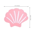 thumbnail image 5 of 2 PCS Catcher Slip Shell Bath Sticker Child 9.40X7.70X0.10CM Pink, 5 of 8