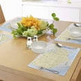 thumbnail image 4 of Ambesonne Map Place Mats Set of 4, America Cities Interstate, Standard Size, Yellow Red Pale Blue, 4 of 6