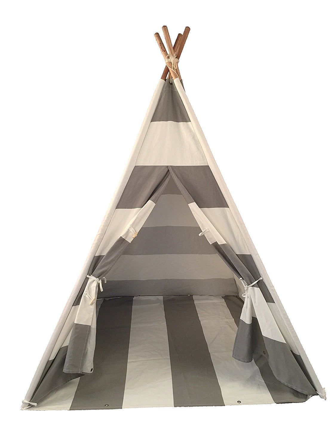 Blue Funkatron Indoor Indian Playhouse Toy Teepee Play Tent for Kids with Carry Case 