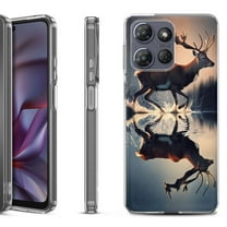 Shockproof Protective Phone Case for Motorola Moto G 5G 2025, by OneToughShield - Deer Running