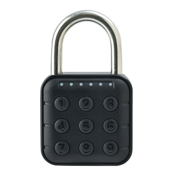 Candado De Combinación Electrónica, Candado Combinado De 6 Dígitos Candado Con Contraseña Cerradura De Combinación Candado Impermeable Para Casillero De Equipaje Gabinete Caja De Herramientas Valla Ce
