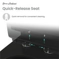 thumbnail image 5 of Dreux One Piece Elongated Toilet Left Side Flush in Matte Black 1.28 GPF, 5 of 14