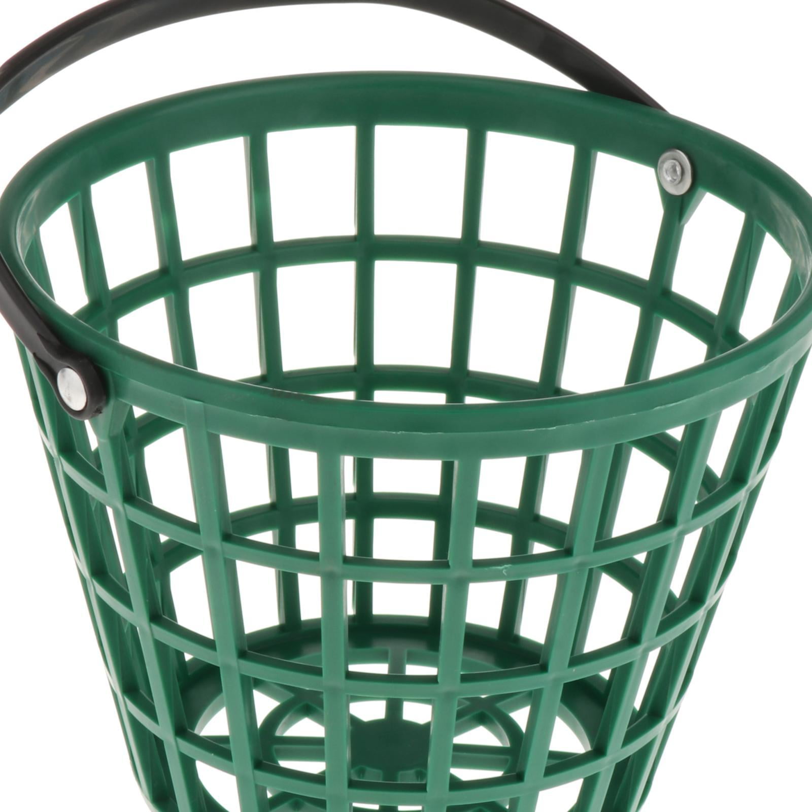Colaxi Range Basket, Golf Ball Tennis Balls, Egg Collection Carrying Buckets Golf Balls Storage Container with Carry Handle for Outdoor Indoor - Holds 50 Balls