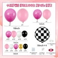 thumbnail image 2 of SKTMH 112 Pcs Race Car Balloon Garland Race Car Party Decorations Pink White Black Balloon Arch Checkered Balloons Racing Car Party Decorations Fast One Party Decorations Two Fast Party Decorations, 2 of 5