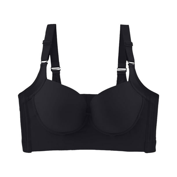 Señoras moda cómoda transpirable sin anillo de acero siete pechos elevación pechos sujetador mujer ropa interior Fridja nalpqowj32725