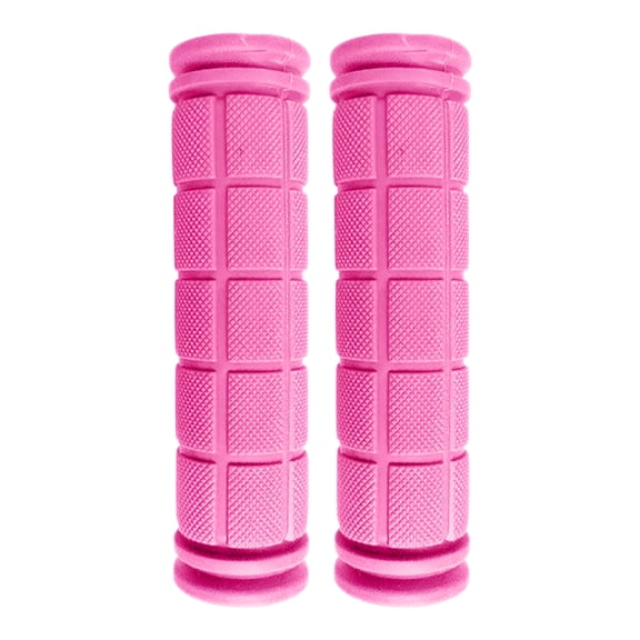 LADYGYM Bike Handlebar Grips, 1 Pair Bike Handlebar Grips, Non-Slip Comfortable Rubber Mushroom Bicycle Grips, for Scooter Cruiser Tricycle Wheel Chair Mountain Road (Pink 2Pcs 5In)
