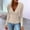 Beige, variant on Long Sleeve Shirts for Women Sexy Sweater V Neck Ribbed Knit Slim Fit Wrap Top Fall Casual Fashion Clothes