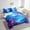 Dark Blue Pink, variant on Erosebridal Cartoon Axolotl 7 Piece Bedding Set Pink Cute Axolotl Eat Dessert Comforter Set with Sheets Twin Size Room Decor Love Heart Print Bed in a Bag Salamander Bed Set