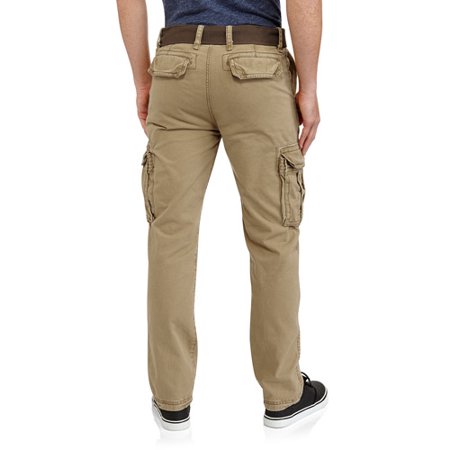 No Boundaries - No Boundaries Nobo Mens Solid Reqular Cargo Pant ...