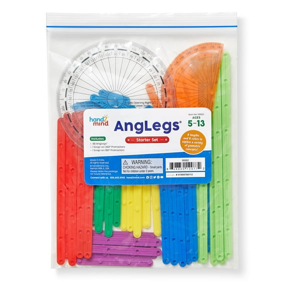 Set de inicio de Geometry Manipulatives hand2mind AngLegs