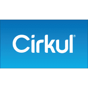 Cirkul 22oz Plastic Water Bottle Starter Kit with Blue Lid and 2 Flavor Cartridges (Honeycrisp Apple & Sweet Tea)