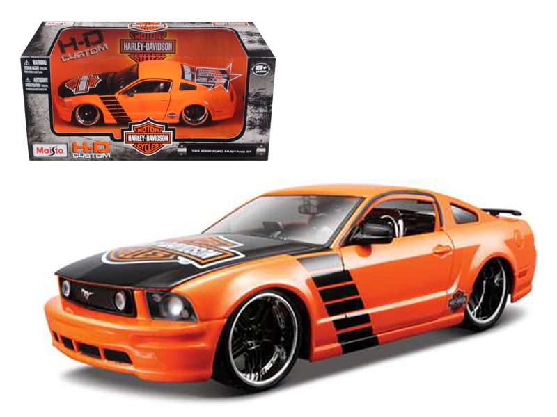 2006 ford mustang gt harley davidson orange 1 24 diecast model car by maisto walmart com walmart com 2006 ford mustang gt harley davidson orange 1 24 diecast model car by maisto walmart com