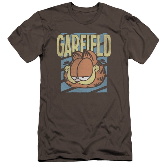 Garfield Rad Garfield Premium Canvas Adult Slim Fit 30/1 T-Shirt Charcoal