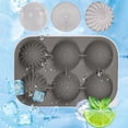 thumbnail image 5 of Silicone Molds 6 Cavity Ice Molds With Flower Round Shapes Release Reusable Ice Cream For Homemade Popsicles, 5 of 5