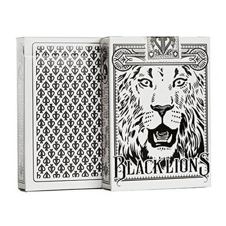 David Blaine Black Lions Seconds Playing Cards