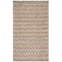 SAFAVIEH Natural Fiber Jeana Geometric Area Rug, Natural/Black, 5' x 8'