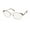 rose gold, variant on KKO183 IRIS CATEYE OVERSIZED LENSES SLEEK EYEGLASS FRAME/GLASSES