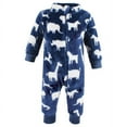 thumbnail image 3 of Hudson Baby Infant Boy Plush Jumpsuits, Safari Silhouette, 0-3 Months, 3 of 4