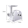 thumbnail image 3 of YeekTok Electric Meat Grinder Sausage Maker with Handle Crafted from Food Grade Materials for Grind meat, Mix Ingredients, Make Noodles, White, 3 of 9