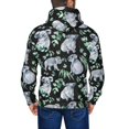 thumbnail image 5 of Zip Up Hoodies for Men - Cartoon Koala Bear Long Sleeve Comfrt Men'S Fashion Hoodies & Sweatshirts, Jackets for Men Hoodies Pullover Clothing Clothes with Pouch, 5 of 5